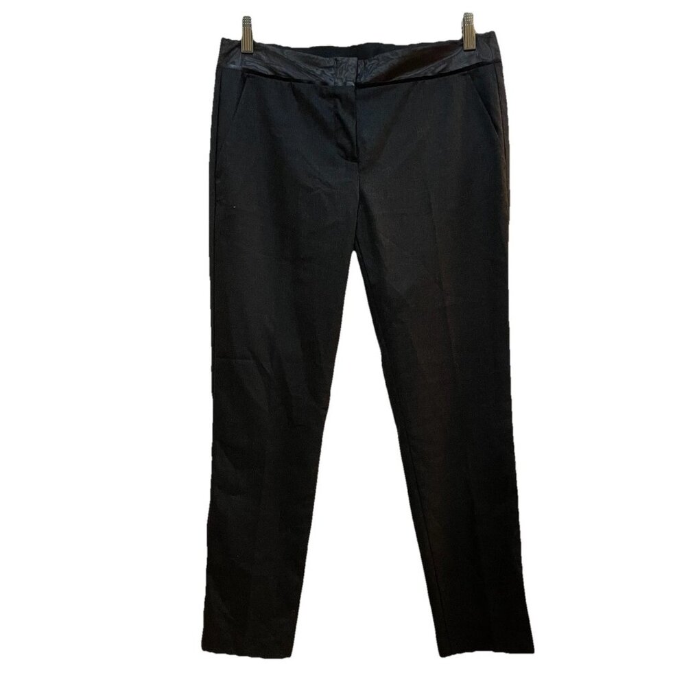 BENETTON Black Sample Collection Womens Pants Sz 6 NWT